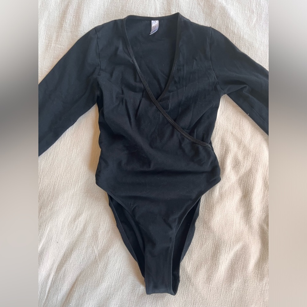 Los Angeles Apparel wrap front bodysuit
